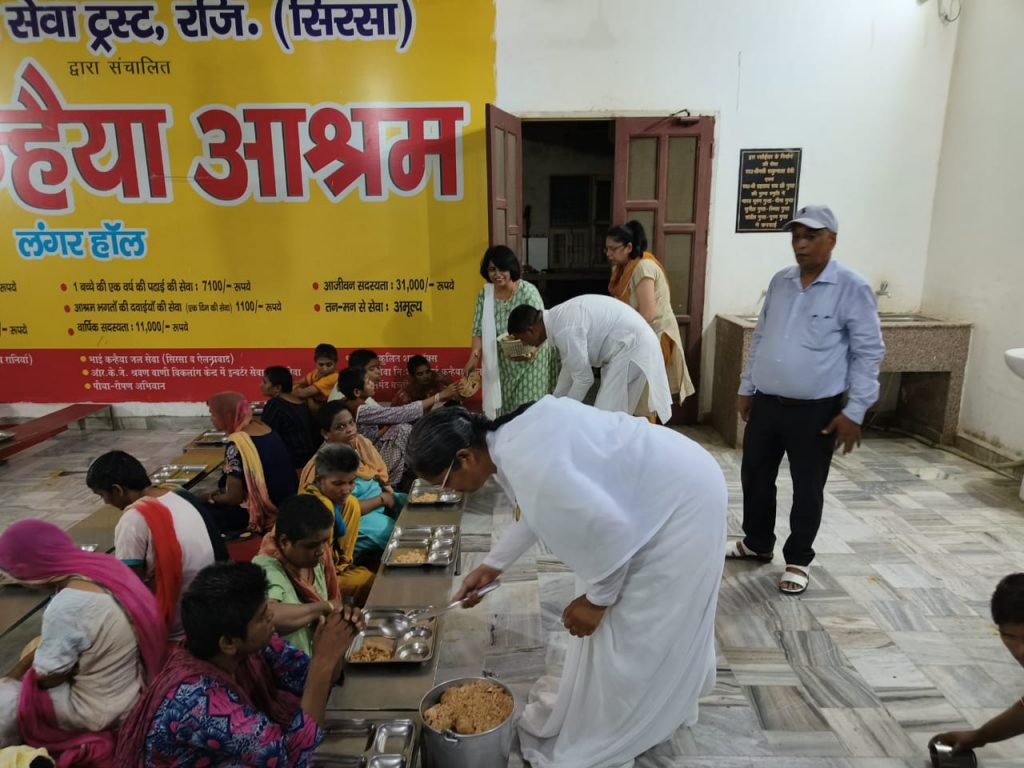 Bk Bindu didi at Bhai Kanhaiya Ashram